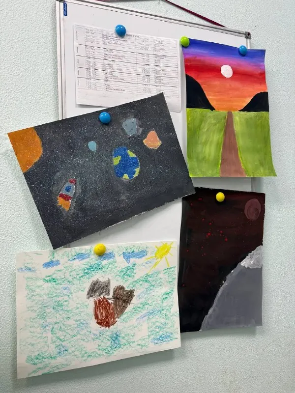 Рисунки учеников в ЧУДОУНИКУМ